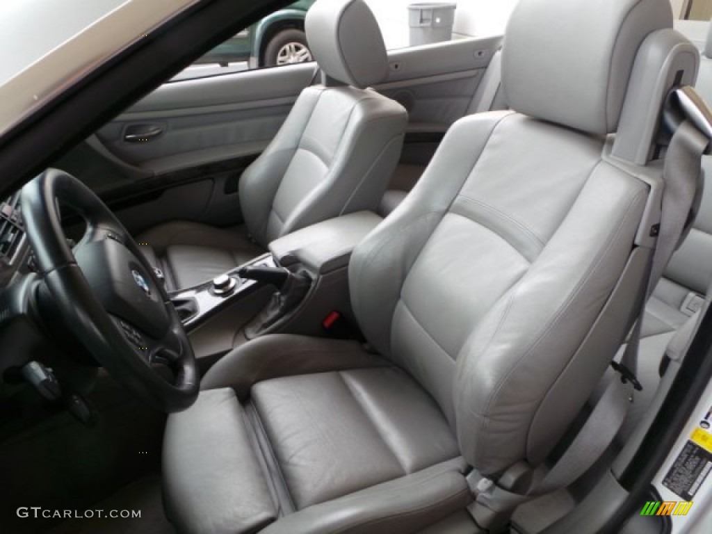 Grey Interior 2007 BMW 3 Series 335i Convertible Photo #93547903