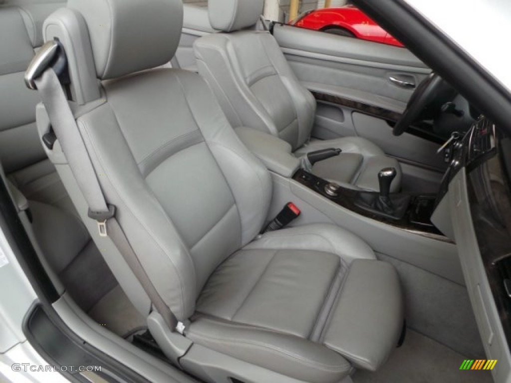 Grey Interior 2007 BMW 3 Series 335i Convertible Photo #93548238