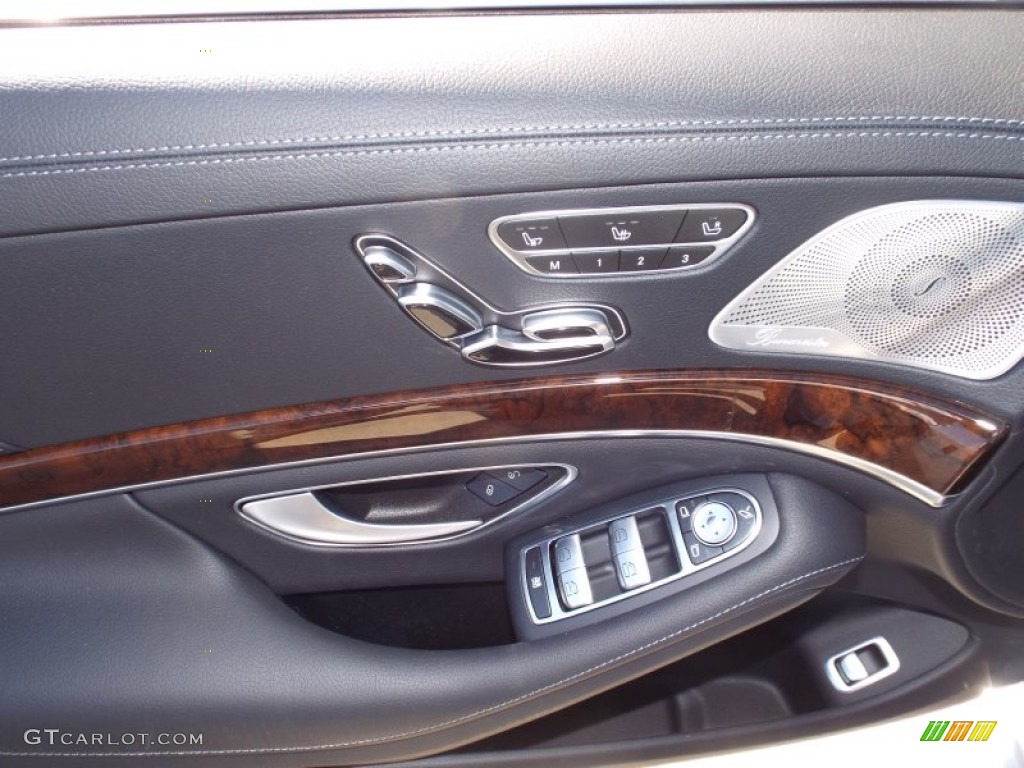 2015 Mercedes-Benz S 550 Sedan Black Door Panel Photo #93548392