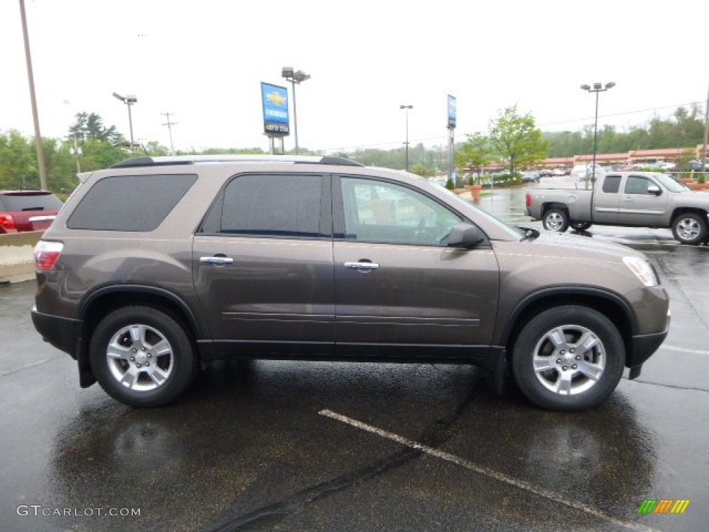 Medium Brown Metallic 2011 GMC Acadia SLE AWD Exterior Photo #93550063
