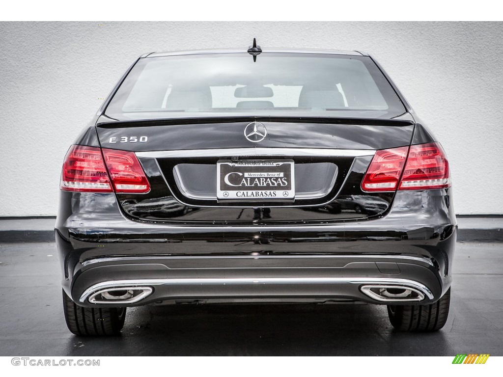 2014 E 350 Sport Sedan - Black / Black photo #3
