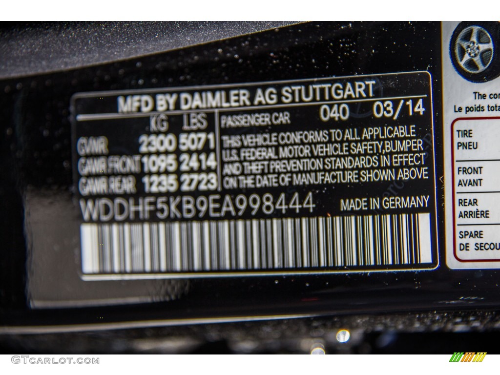 2014 E 350 Sport Sedan - Black / Black photo #7