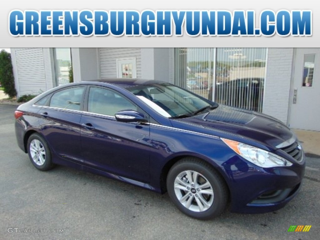 2014 Sonata GLS - Indigo Blue Pearl / Gray photo #1