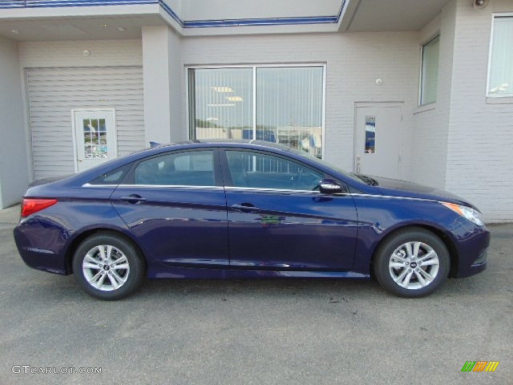 2014 Sonata GLS - Indigo Blue Pearl / Gray photo #2