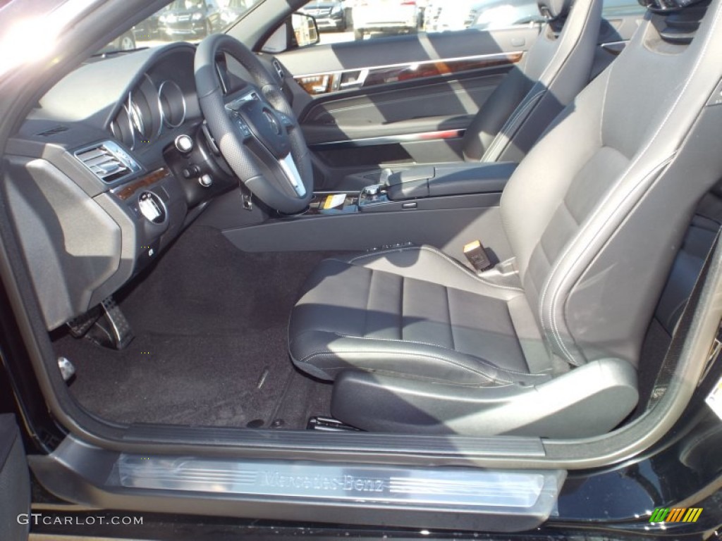 2014 E 350 Cabriolet - Black / Black photo #5