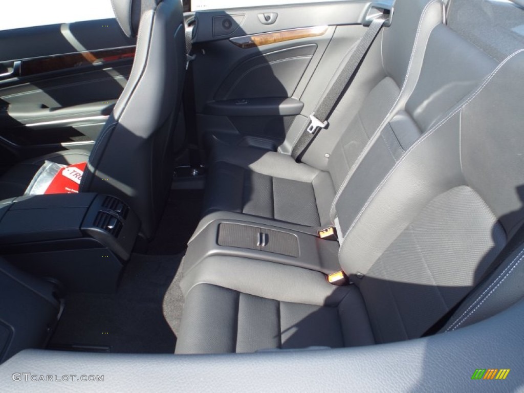 2014 E 350 Cabriolet - Black / Black photo #6