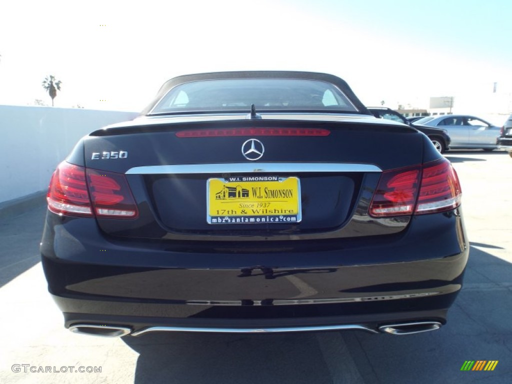 2014 E 350 Cabriolet - Black / Black photo #9