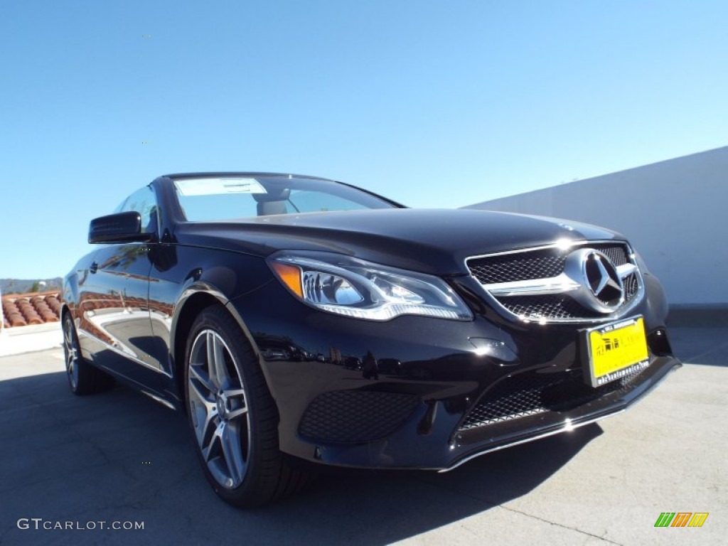 2014 E 350 Cabriolet - Black / Black photo #11