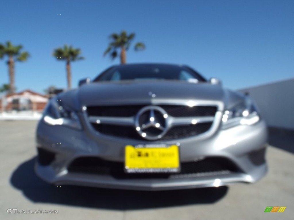 2014 E 350 4Matic Coupe - Paladium Silver Metallic / Black photo #2