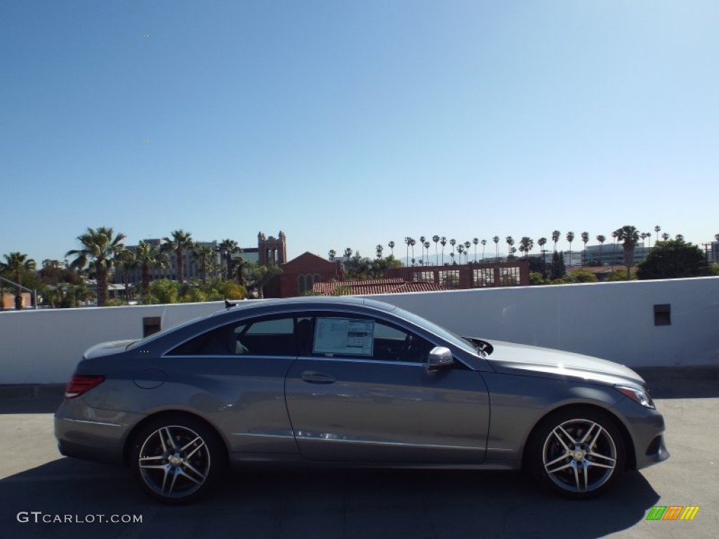 2014 E 350 4Matic Coupe - Paladium Silver Metallic / Black photo #3