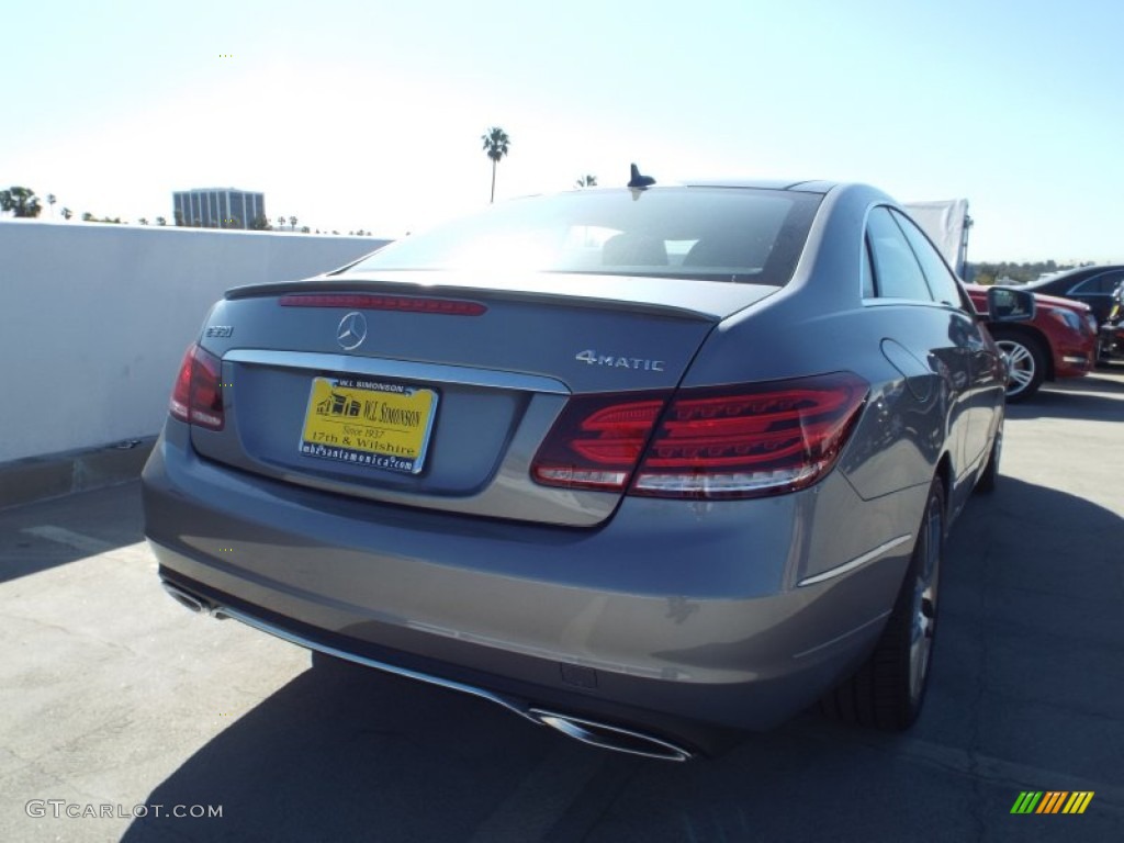 2014 E 350 4Matic Coupe - Paladium Silver Metallic / Black photo #4