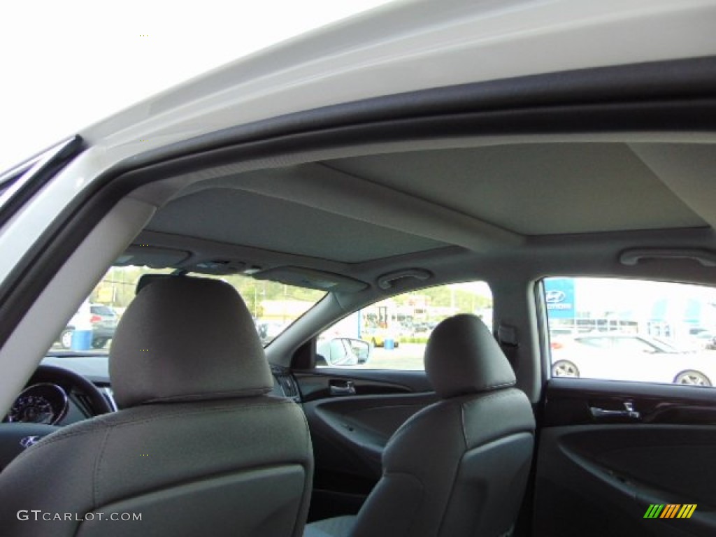 2014 Sonata Limited 2.0T - Pearl White / Gray photo #8
