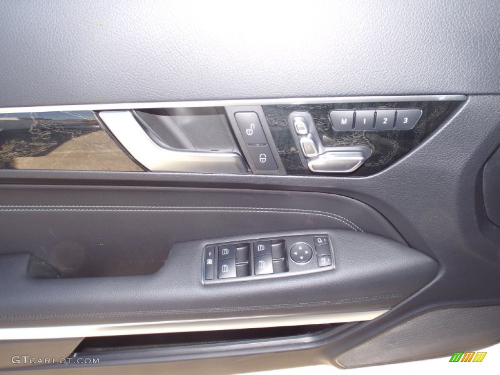 2014 E 350 4Matic Coupe - Paladium Silver Metallic / Black photo #6