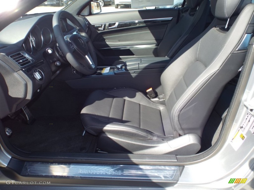 2014 E 350 4Matic Coupe - Paladium Silver Metallic / Black photo #7