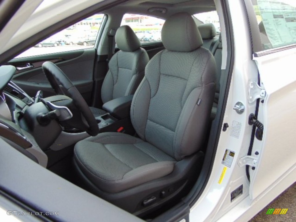 2014 Sonata Limited 2.0T - Pearl White / Gray photo #11