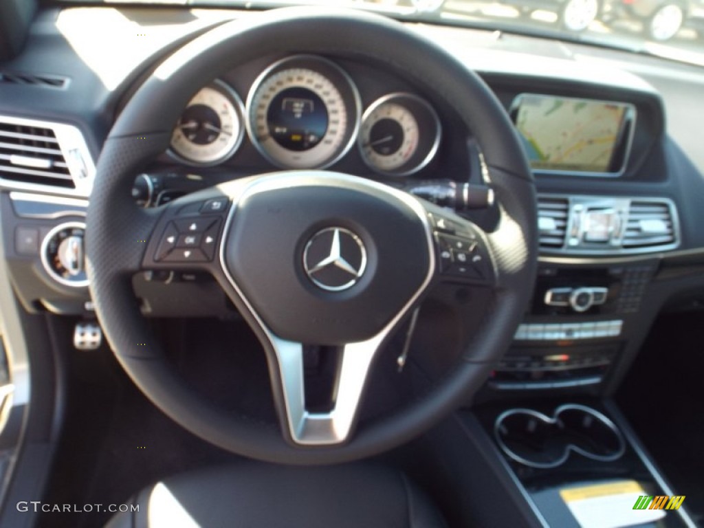 2014 E 350 4Matic Coupe - Paladium Silver Metallic / Black photo #9