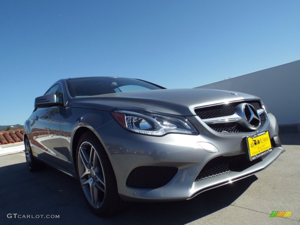 2014 E 350 4Matic Coupe - Paladium Silver Metallic / Black photo #11
