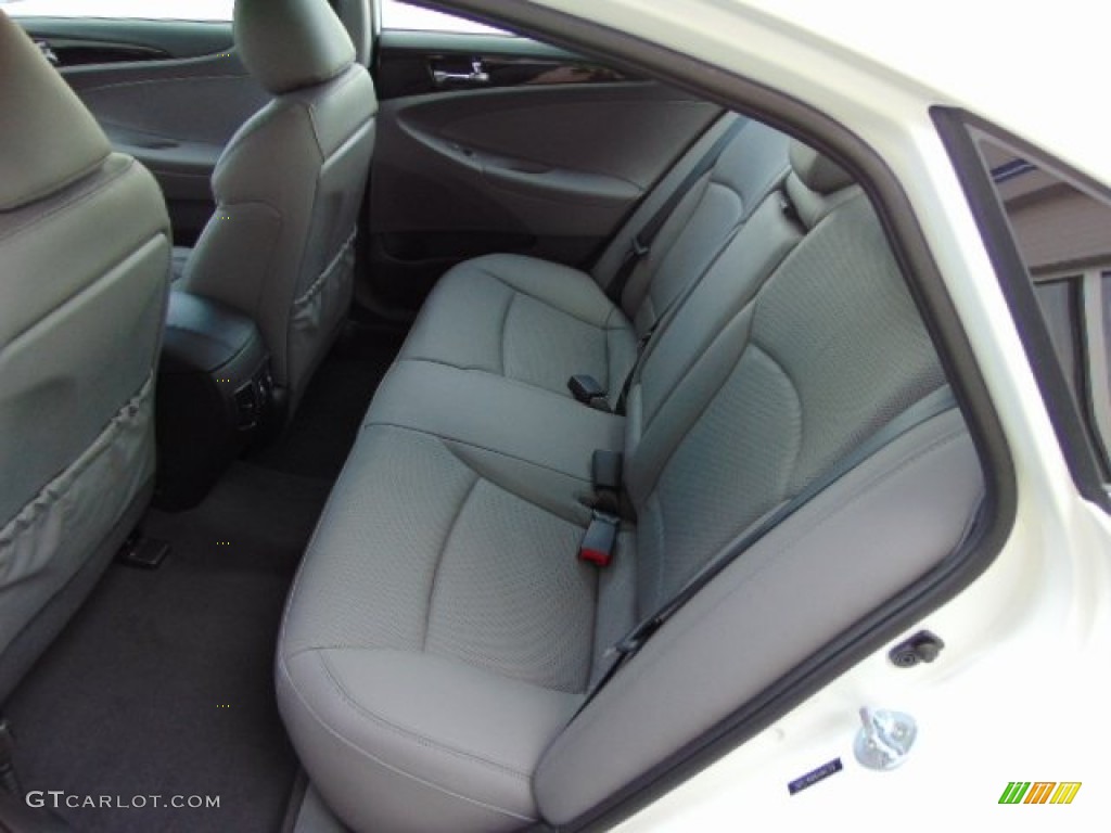 2014 Sonata Limited 2.0T - Pearl White / Gray photo #19