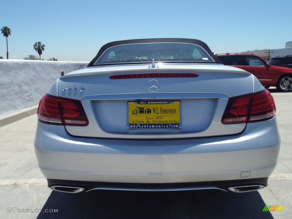 2014 E 350 Cabriolet - Iridium Silver Metallic / Black photo #9
