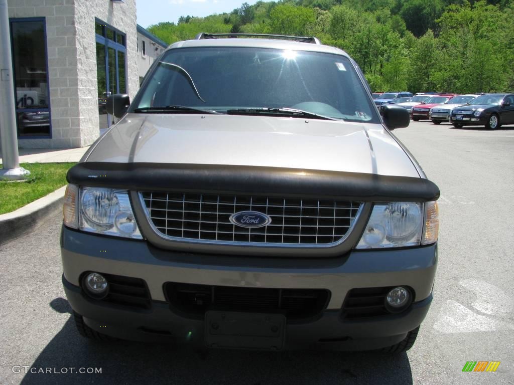 2003 Explorer XLT 4x4 - Mineral Grey Metallic / Graphite Grey photo #4