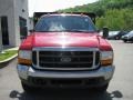 2000 Red Ford F350 Super Duty XLT Regular Cab Chassis  photo #3