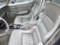 1981 Chevrolet Corvette Silver Grey Interior Front Seat Photo