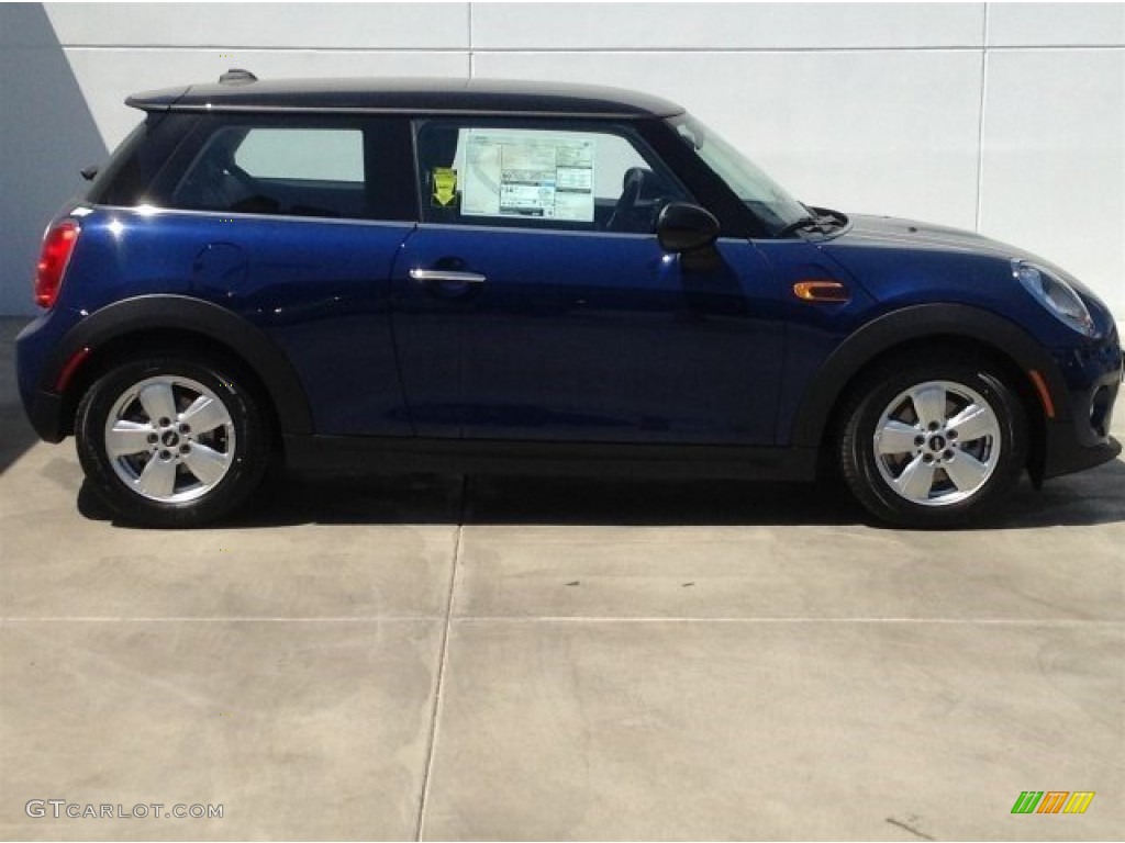 Deep Blue Metallic 2014 Mini Cooper Hardtop Exterior Photo #93554482