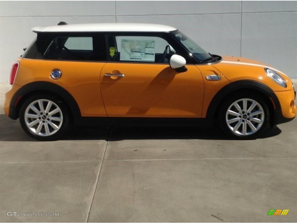 Volcanic Orange 2014 Mini Cooper S Hardtop Exterior Photo #93554794