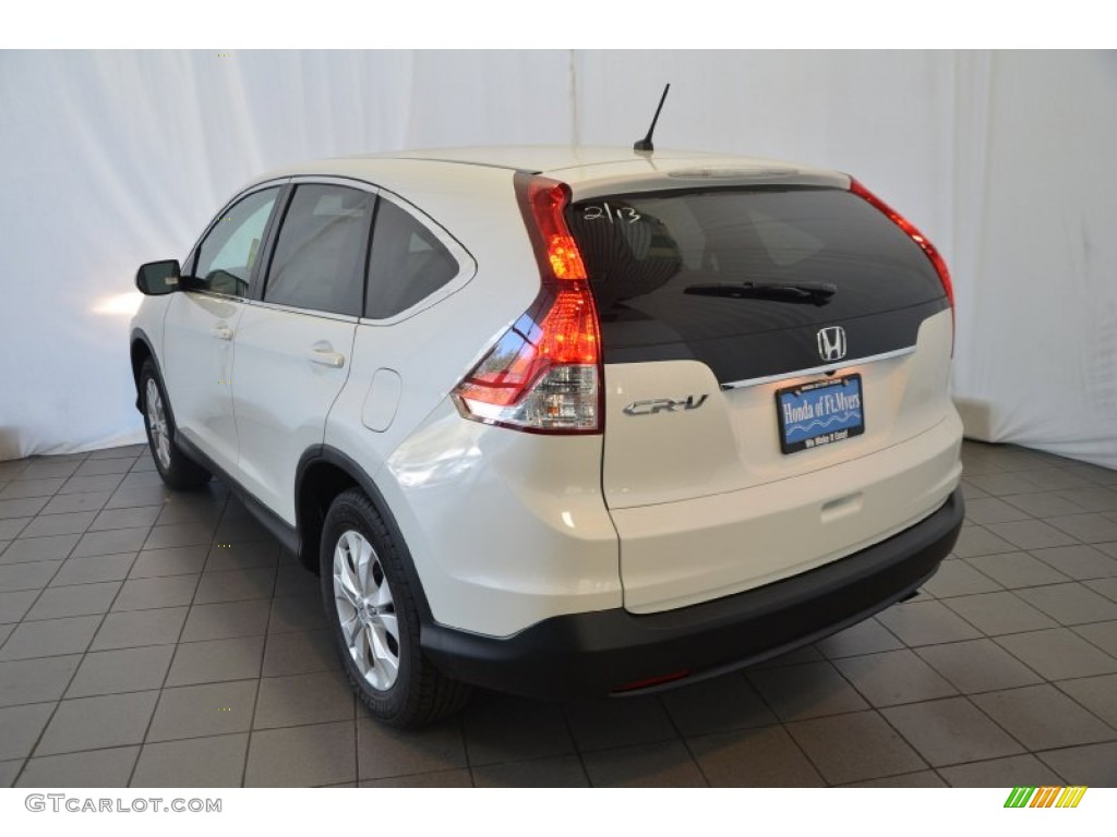 2014 CR-V EX - White Diamond Pearl / Beige photo #6