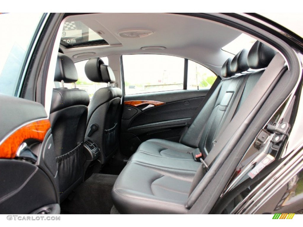 2008 Mercedes-Benz E 350 4Matic Sedan Rear Seat Photos