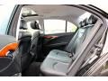 2008 Mercedes-Benz E Black Interior Rear Seat Photo