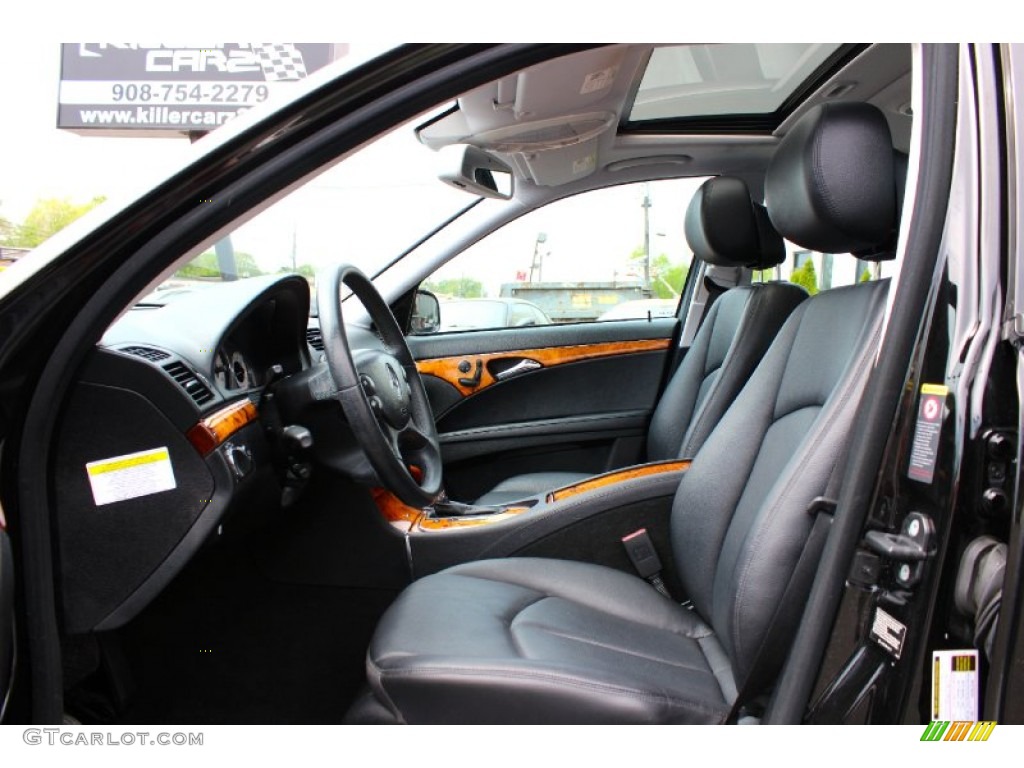 2008 Mercedes-Benz E 350 4Matic Sedan Front Seat Photo #93555094