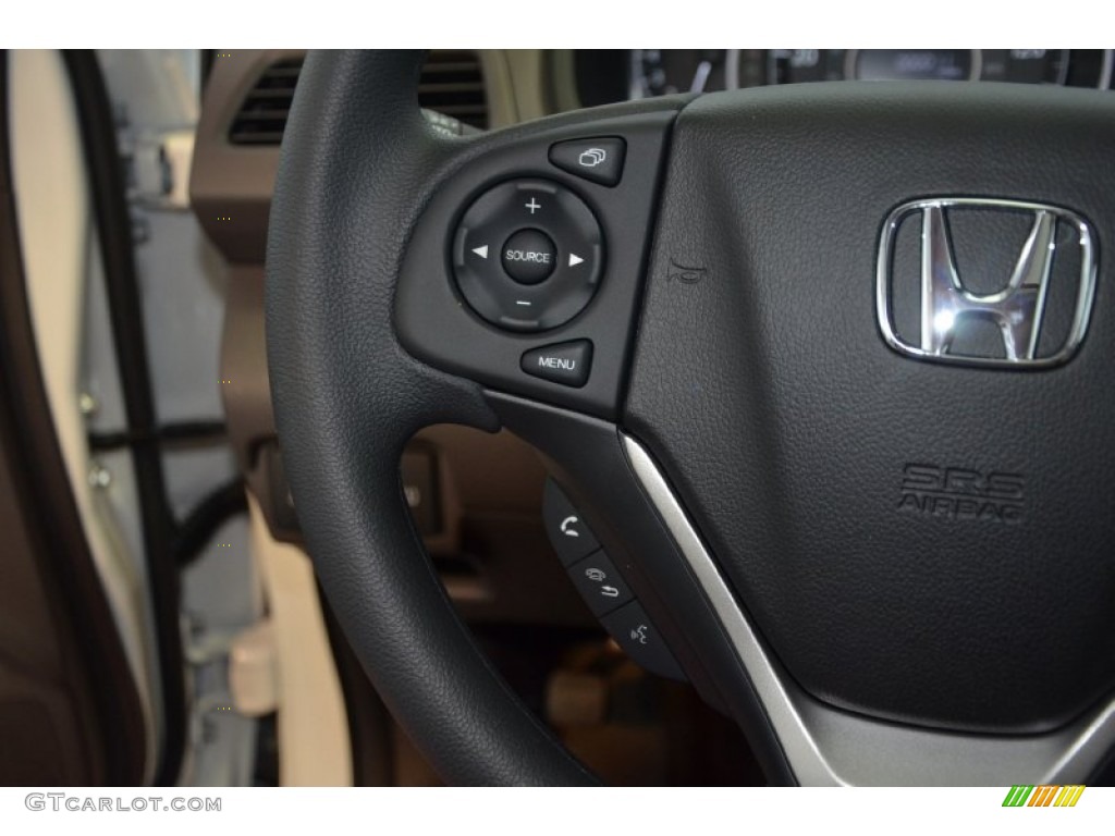 2014 CR-V EX - White Diamond Pearl / Beige photo #21