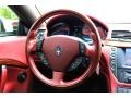 2009 Maserati GranTurismo Rosso Corallo Interior Steering Wheel Photo