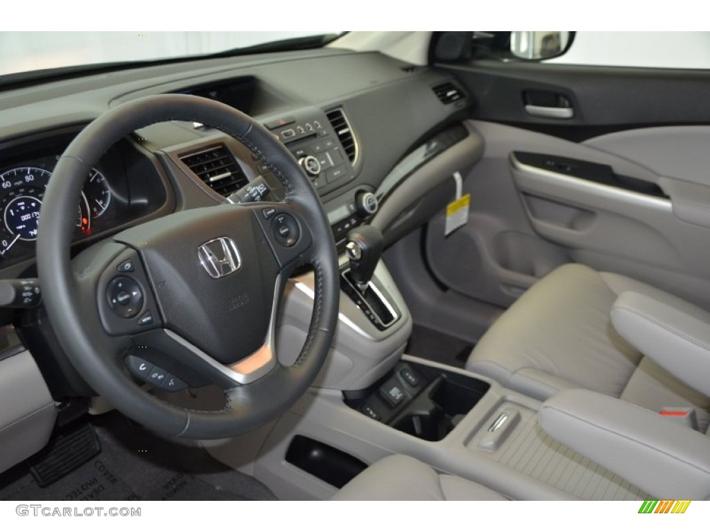 2014 CR-V EX-L - Alabaster Silver Metallic / Gray photo #10