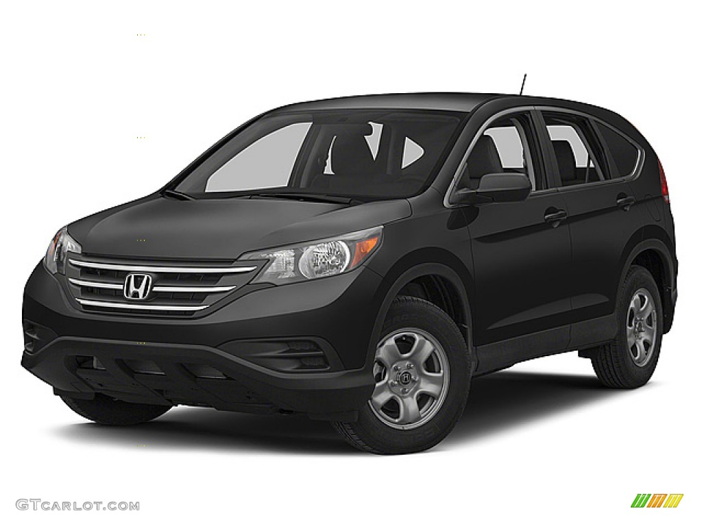 2014 CR-V LX - Crystal Black Pearl / Black photo #21