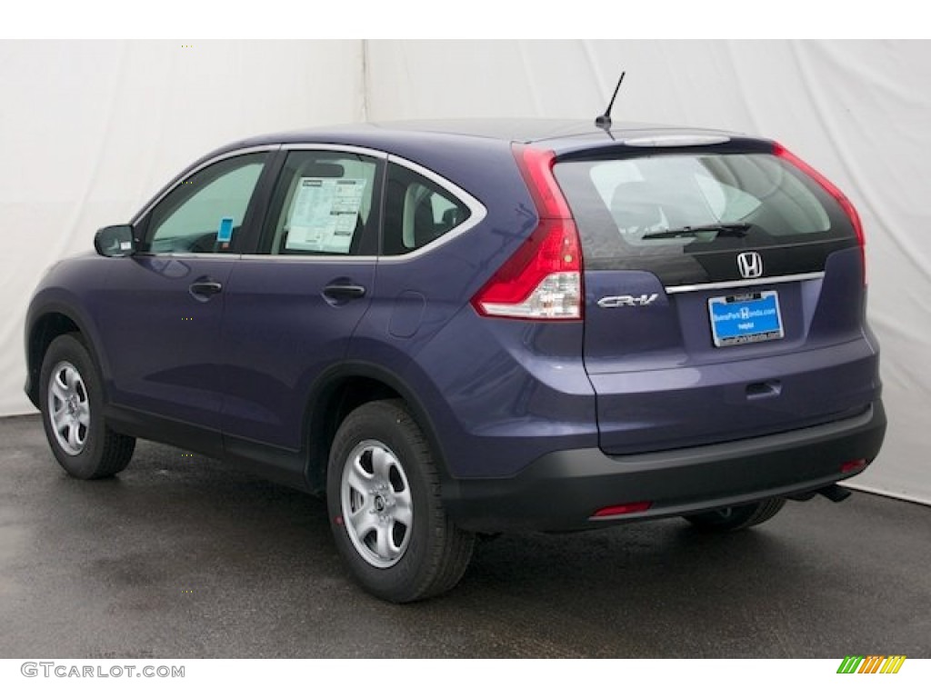 2014 CR-V LX - Twilight Blue Metallic / Gray photo #5