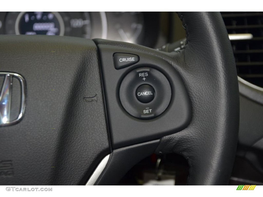 2014 CR-V EX-L - Crystal Black Pearl / Black photo #21