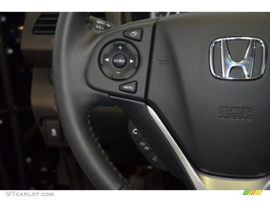 2014 CR-V EX-L - Crystal Black Pearl / Black photo #22