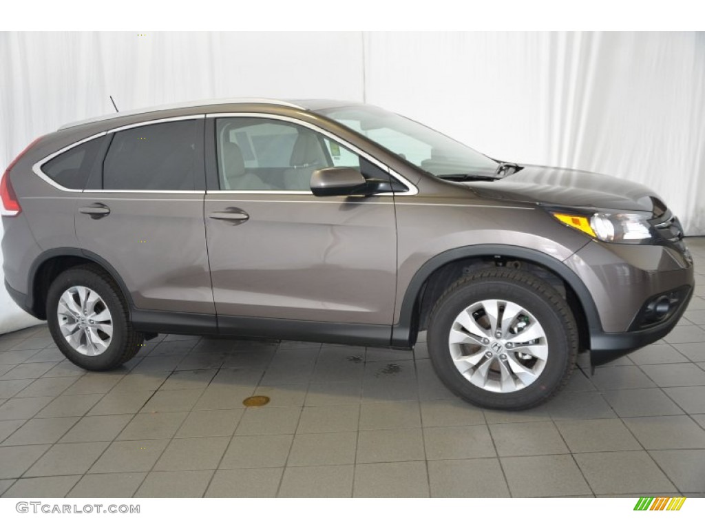 2014 CR-V EX-L - Urban Titanium Metallic / Black photo #4