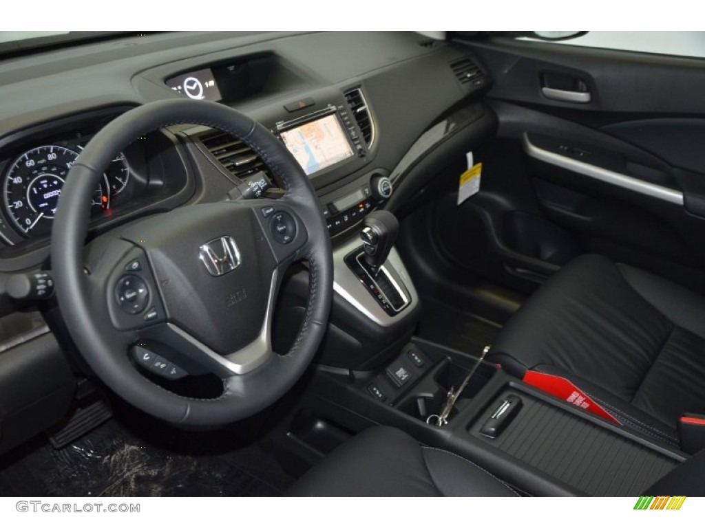 2014 CR-V EX-L - Urban Titanium Metallic / Black photo #9