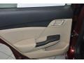 Crimson Pearl - Civic LX Sedan Photo No. 23
