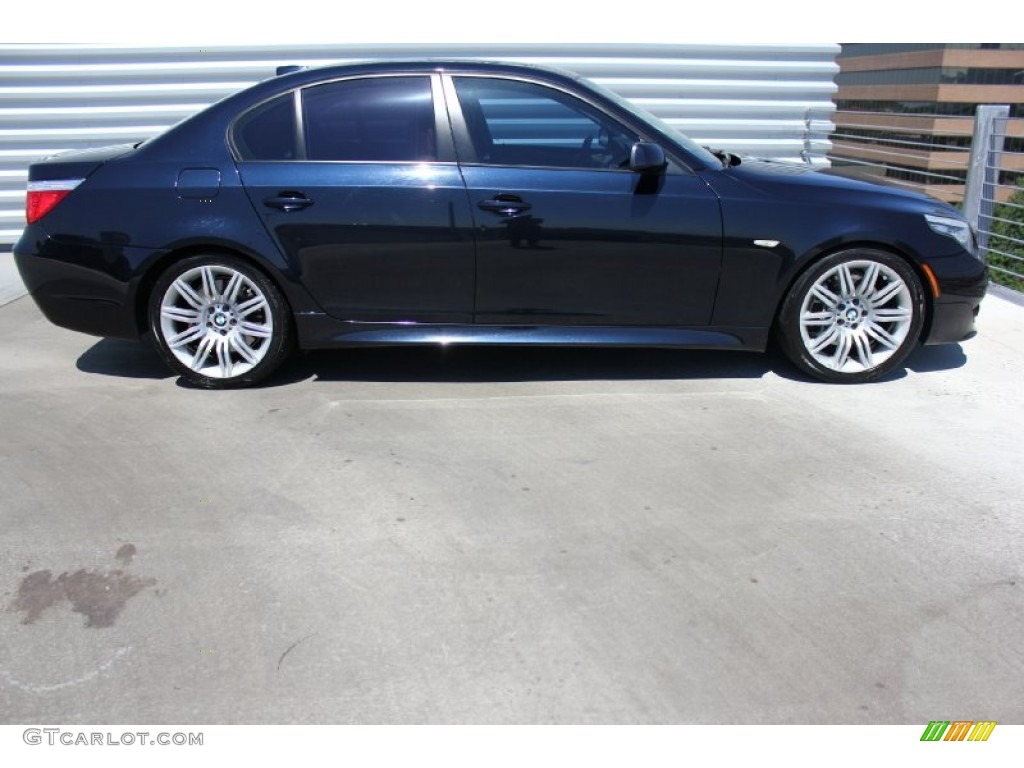 Deep Sea Blue Metallic 2008 BMW 5 Series 550i Sedan Exterior Photo #93560542