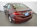 Crimson Pearl - Civic LX Coupe Photo No. 6