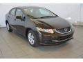 Kona Coffee Metallic - Civic LX Sedan Photo No. 1