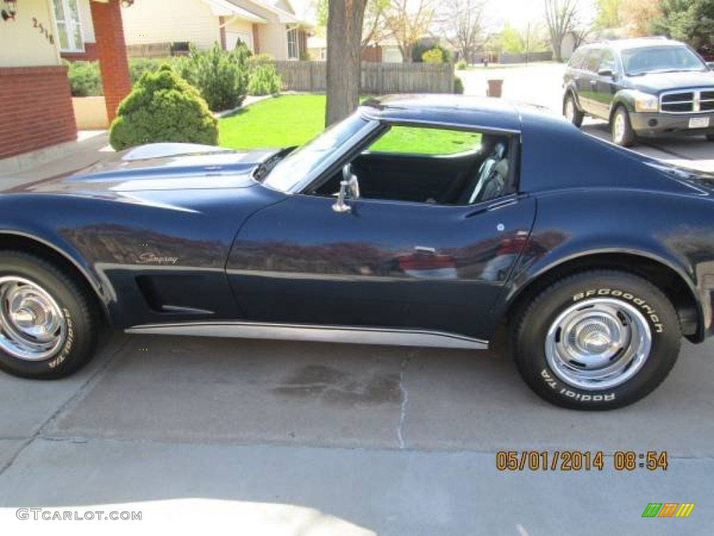 1973 Corvette Coupe - Dark Blue Metallic / Midnight Blue photo #1