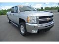 2010 Sheer Silver Metallic Chevrolet Silverado 2500HD LT Crew Cab 4x4  photo #1