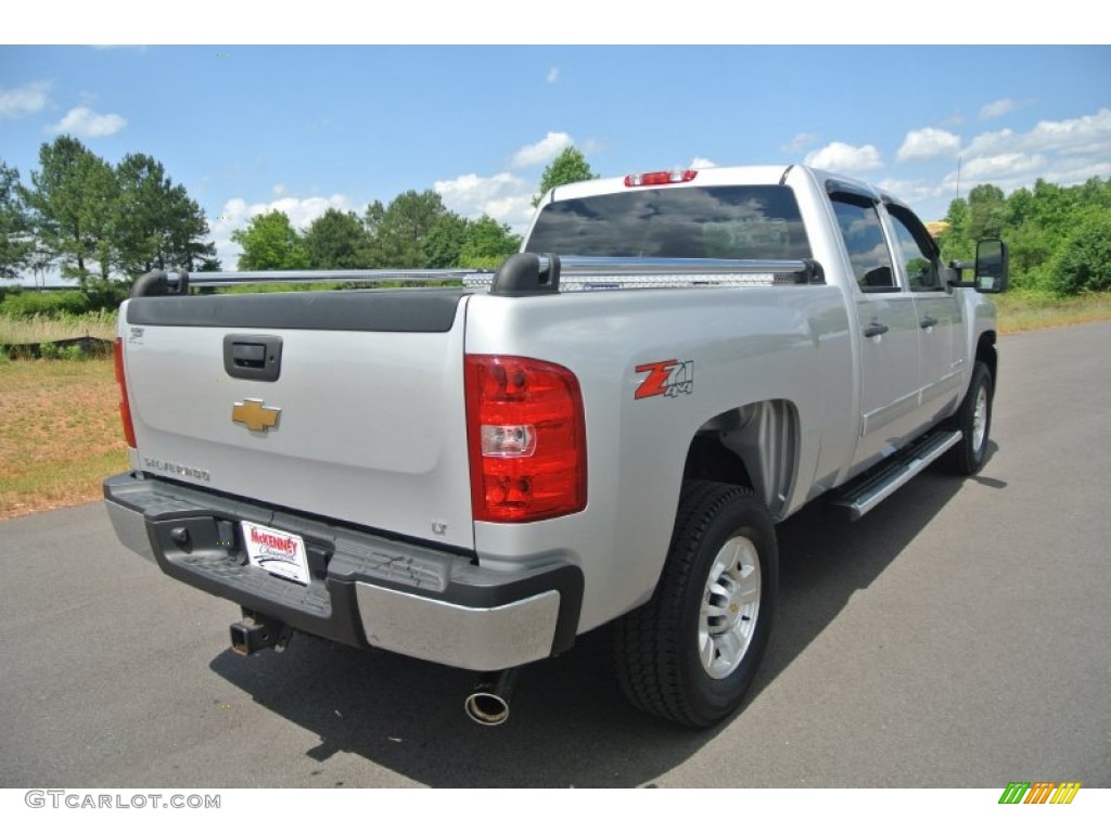 2010 Silverado 2500HD LT Crew Cab 4x4 - Sheer Silver Metallic / Light Titanium/Ebony photo #6