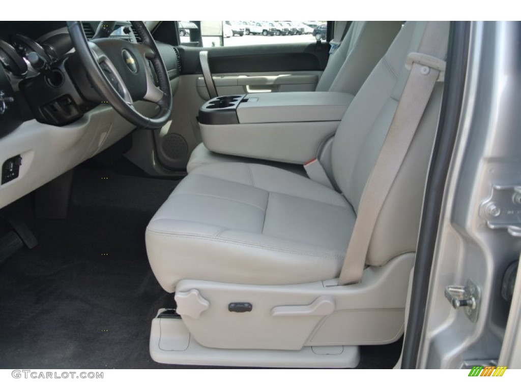 2010 Silverado 2500HD LT Crew Cab 4x4 - Sheer Silver Metallic / Light Titanium/Ebony photo #9