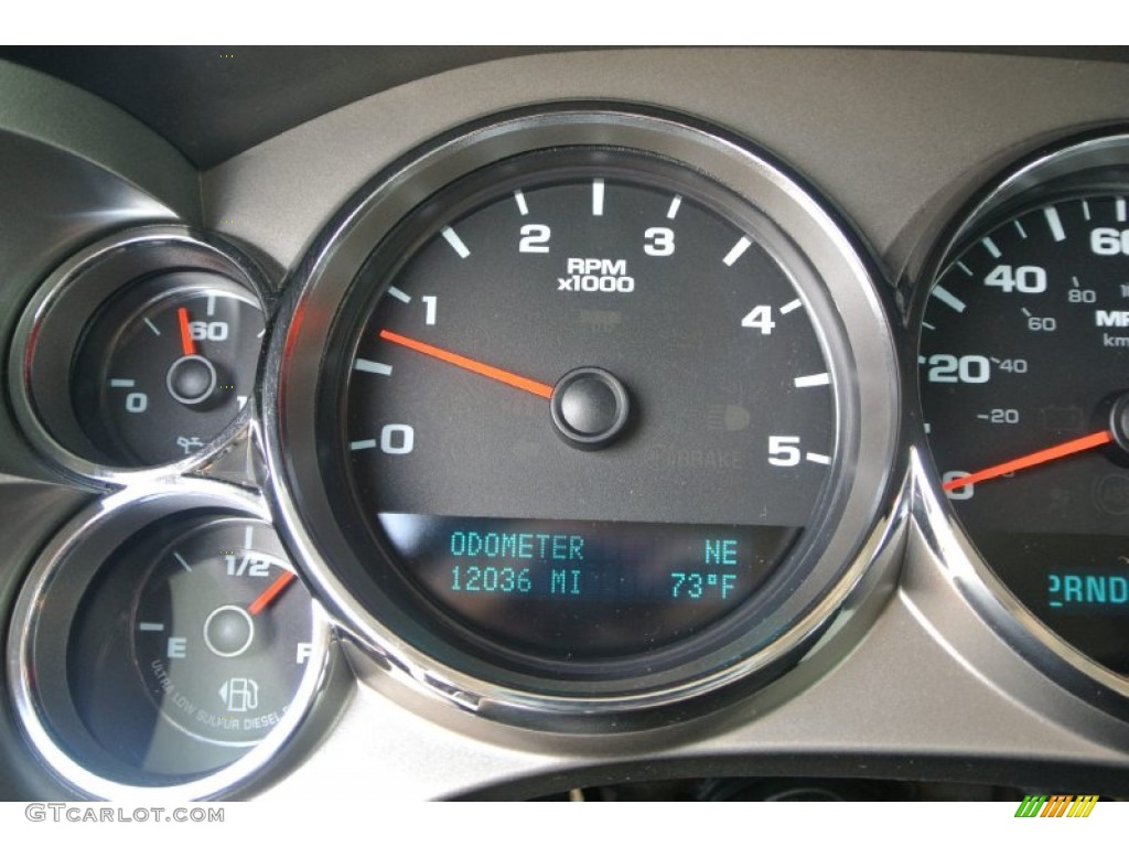 2010 Silverado 2500HD LT Crew Cab 4x4 - Sheer Silver Metallic / Light Titanium/Ebony photo #12